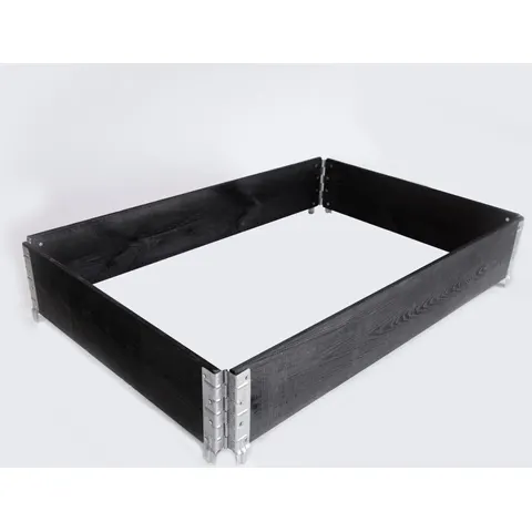 Upyard Beetrahmen Holz 80 x 60 cm schwarz – Bild 1