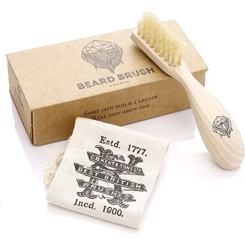 Kent Brushes Kent Beard Brush - Left Handed - BRD3 – image 1
