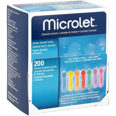 Microlet Lanzetten farbig – Bild 1