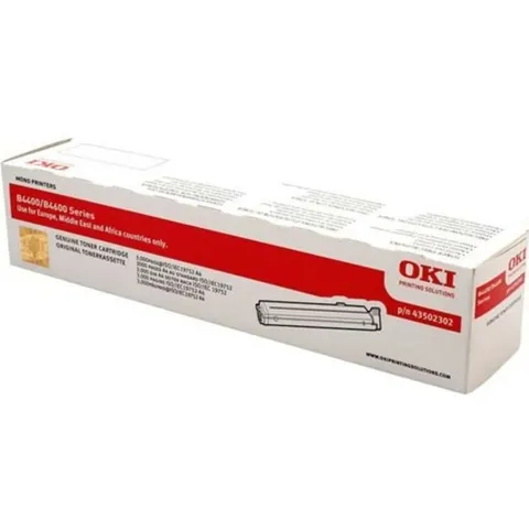 B4400 B4600 toner negro (OKI 43502302) – imagen 1
