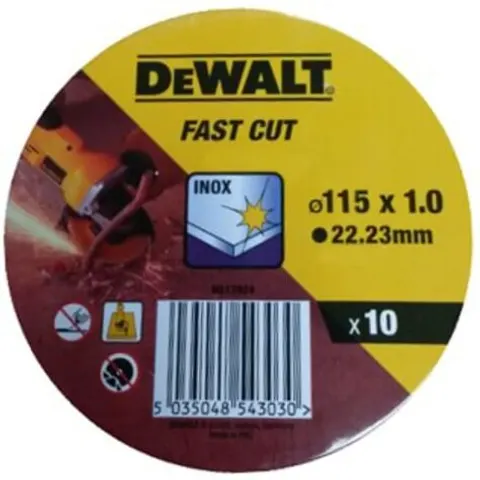 Dewalt Thin Metal Cutting Discs, 115x1.0x22.2mm – image 1