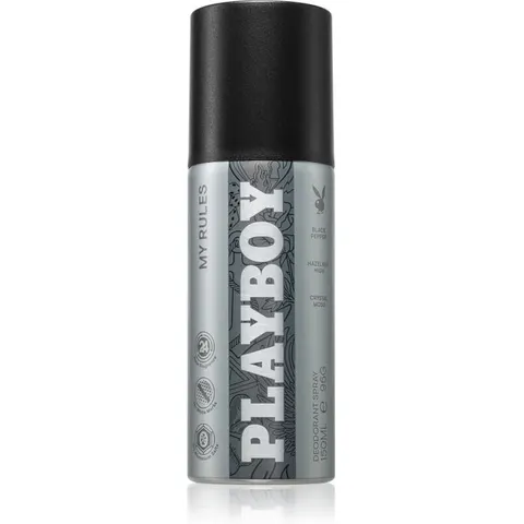 Playboy My Rules Deodorant voor Mannen 150 ml – afbeelding 1