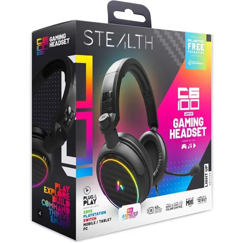 STEALTH Gaming C6-100 LED Gaming Headset – image 1