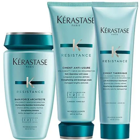 Kérastase Resistance Bain Force Architecte Ciment Anti-Usure & Cimen – image 1