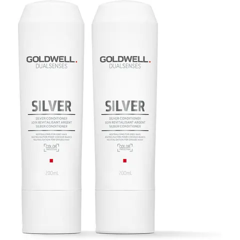 Goldwelll DOUBLE Dualsenses Silver Conditioner 200ml – image 1