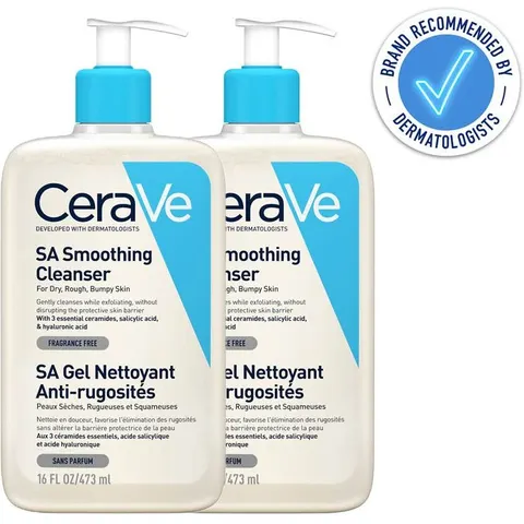 CeraVe SA Smoothing Cleanser 473ml Double – image 1