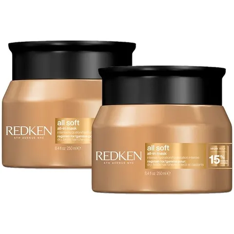 Redken All Soft All-In Mask, Deep Conditioning 250ml Double – image 1