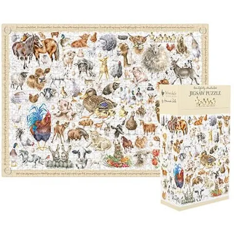 Wrendale - Puzzel - Farmyard Friends – afbeelding 1