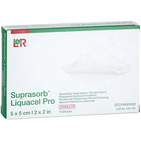 Suprasorb Liquacel Pro 5x5 cm Kompressen – Bild 1