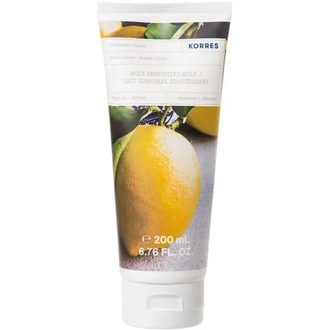 Korres Basil Lemon Body Smoothing Milk 200ml – image 1