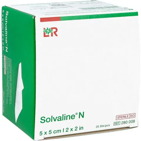Solvaline N 5x5 cm steril Kompressen – Bild 1