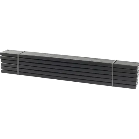 Plus Planken PIPE 120 cm - 6 Stck. schwarz – Bild 1