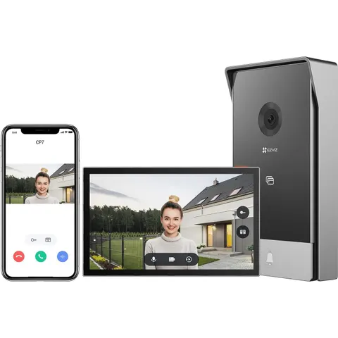 EZVIZ Videocitofono Wifi Hp7-black – immagine 1