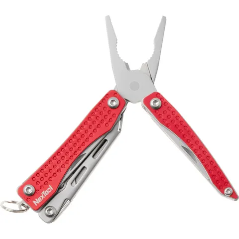NexTool Mini Flagship – Multitool 10-in-1 – Rood RVS – Compact & Duurzaam – afbeelding 1
