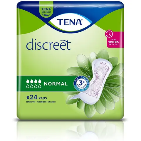 Tena Discreet Normal - 12 paquets de 24 protections – image 1