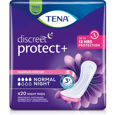 Tena Discreet Inkontinenz Einlagen normal night 6x20 St – Bild 1