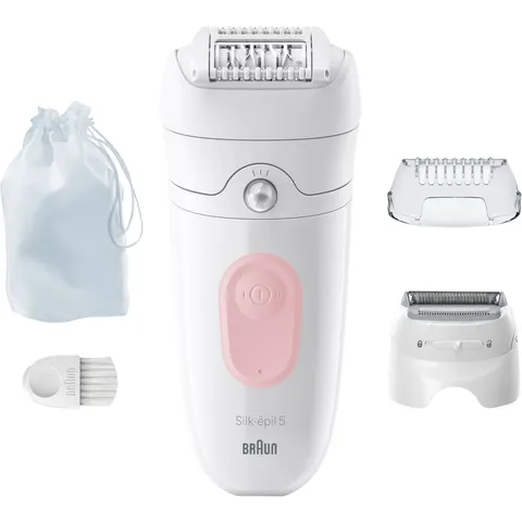 Braun Silk-Épil 5 5-030 Bianco / Rosa – immagine 1