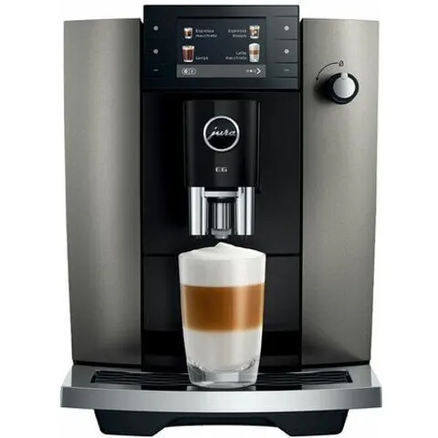 Kaffeevollautomat Jura E6 (ed) - Dark Inox - - MaxiCoffee – Bild 1