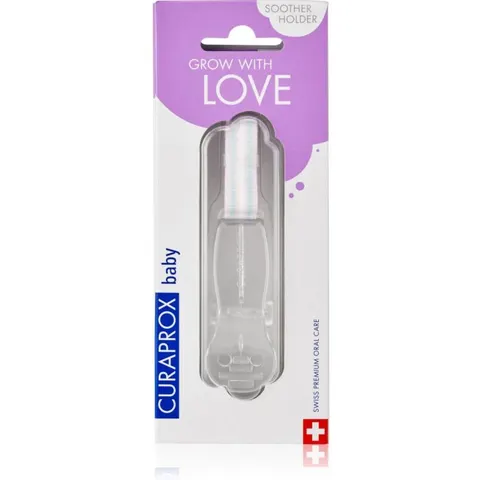 Curaprox Baby Portachupetes Transparente – imagen 1