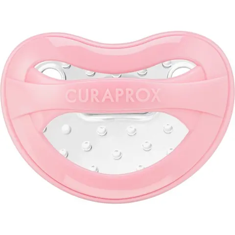 Curaprox Baby Extra-Flat Soother Rosa Talla 0 – imagen 1