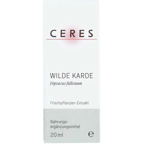 Ceres Wilde Karde Dipsacus Fullonum Extrakt Tropf. – Bild 1