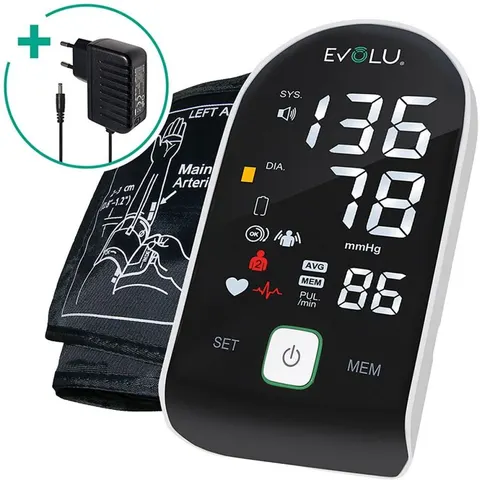 Evolu Intelligent Oberarm-Blutdruckmessgerät Black – Bild 1