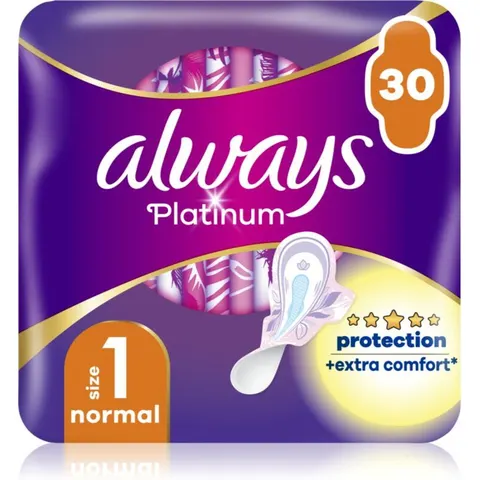 Always Platinum Normal Size 1 sanitary towels 30 pc – image 1