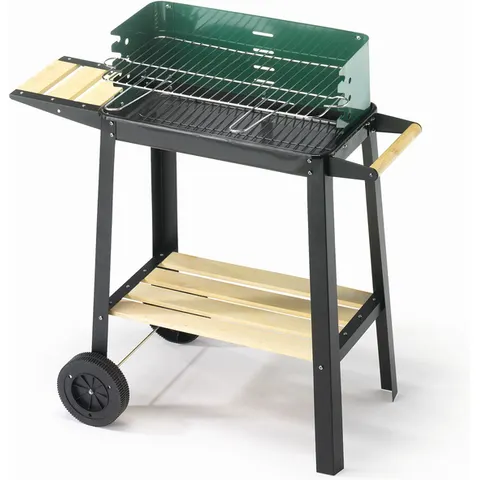 Ompagrill 50-25 Green/W - Barbecue a carbone – immagine 1