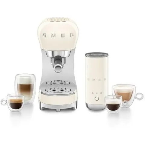 Expresso SMEG (ECF00) + mousseur à lait – image 1