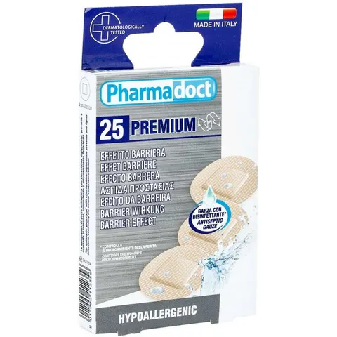 Blutstillendes Pflaster Mull 2,5 cm rund – Bild 1