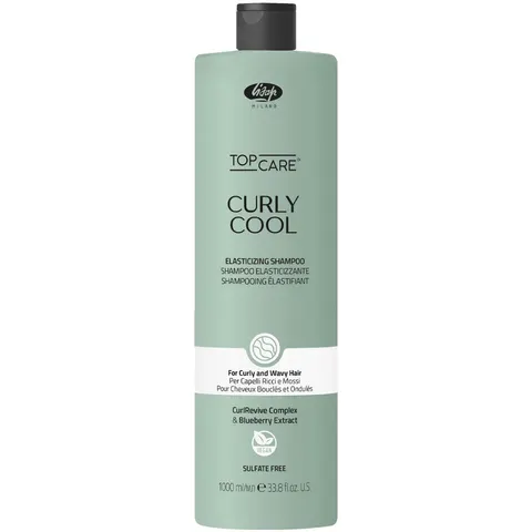 Lisap Curly Cool Elasticizing Shampoo capelli ricci, 1000ml – immagine 1