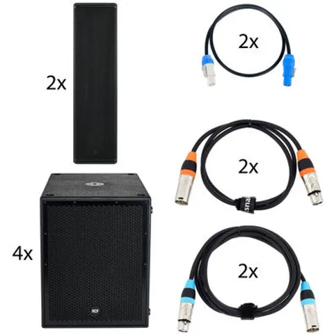 RCF NX 915/8004 Power Bundle Negro – imagen 1