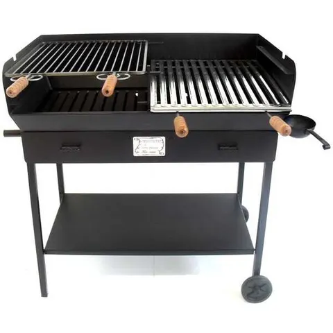 Barbecue a carbone e legna Cruccolini Party BA23 nero – immagine 1