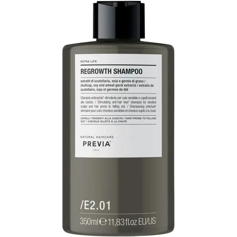 350ml PREVIA Extra Life Regrowth Shampoo – immagine 1