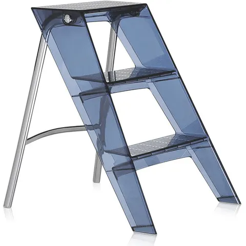 Kartell Upper Klappleiter (staubblau transparent) staubblau transparent – Bild 1