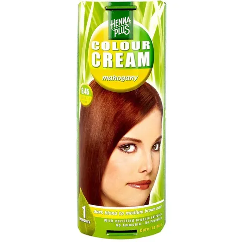 Hennaplus Colour Cream Mahogany 6,45 – Bild 1