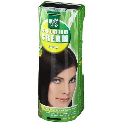 Hennaplus Colour Cream Brown 4 60ml – Bild 1