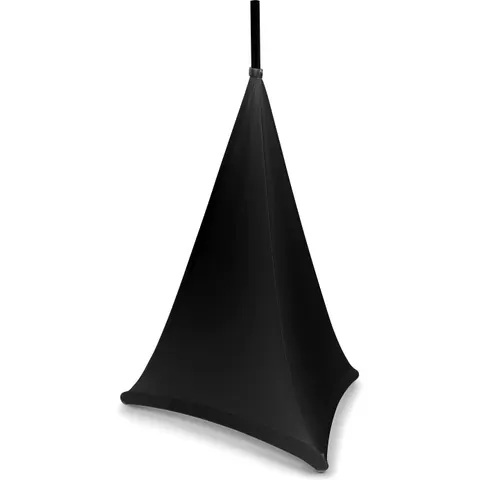 Beamz Lss07b Lautsprecherständerabdeckung Schwarz 70cm – Bild 1