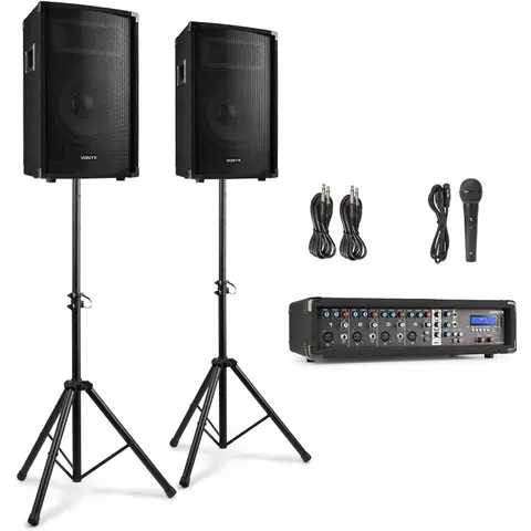 Système de sonorisation complet Vonyx VX210 - Kits de haut-parleurs – image 1