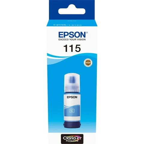 Epson 115 botella de tinta cian – imagen 1