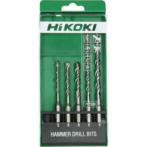 HiKOKI 782530 Borenset SDS-Plus Multipack 5-delig – afbeelding 1