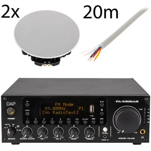 DAP Audio PA-530DAB Schwarz – Bild 1