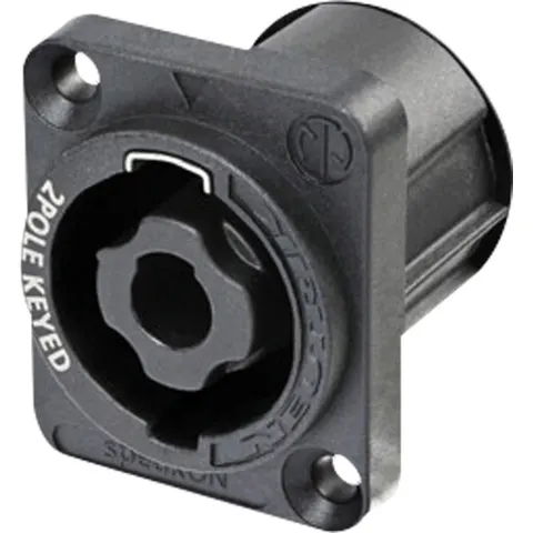 Neutrik 2-Poliger Lautsprecher-Chassis-Stecker – D-Größe – Bild 1