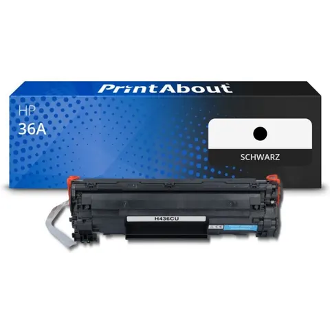 PrintAbout Toner compatible HP 36A (CB436A) - Noir – image 1