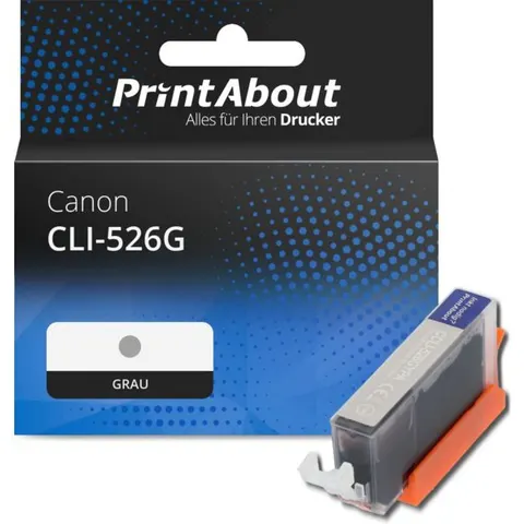 PrintAbout Cartuccia compatibile Canon CLI-526G - Grigio – immagine 1