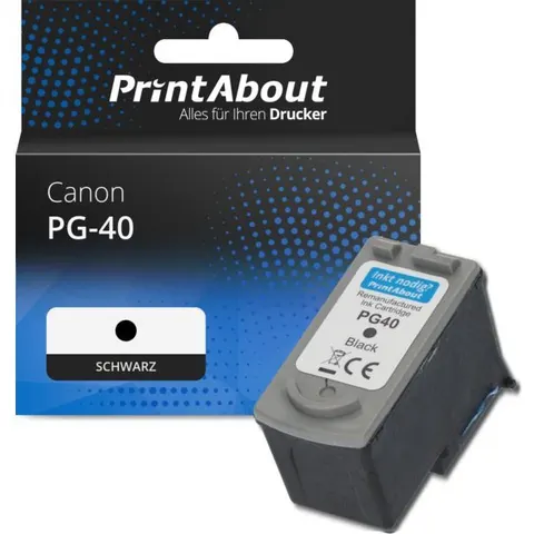PrintAbout Cartouche compatible Canon PG-40 - Noir – image 1