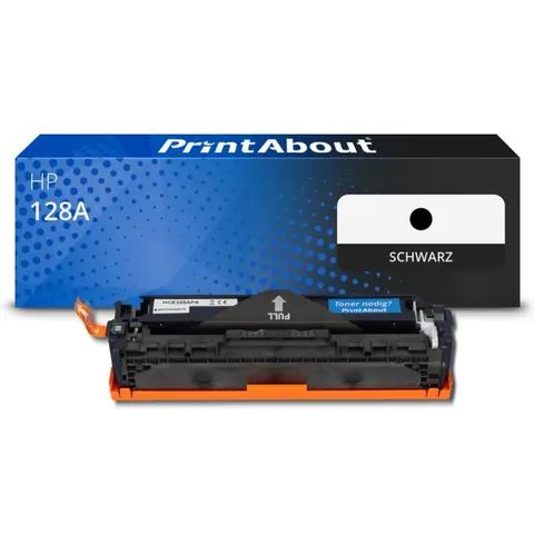 PrintAbout Toner compatible HP 128A (CE320A) - Noir – image 1