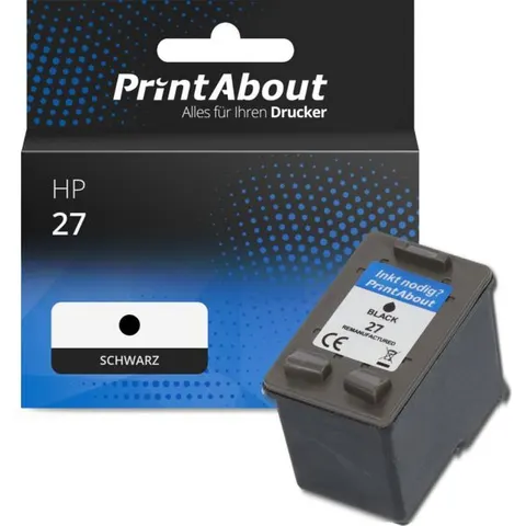 PrintAbout Cartouche compatible HP 27 (C8727AE) - Noir – image 1