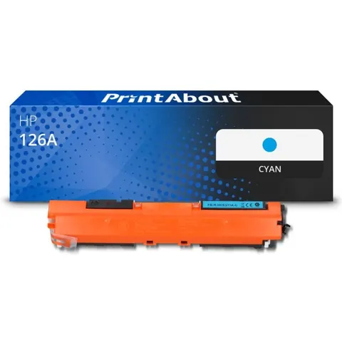 PrintAbout Toner compatible HP 126A (CE311A) - Cyan – image 1