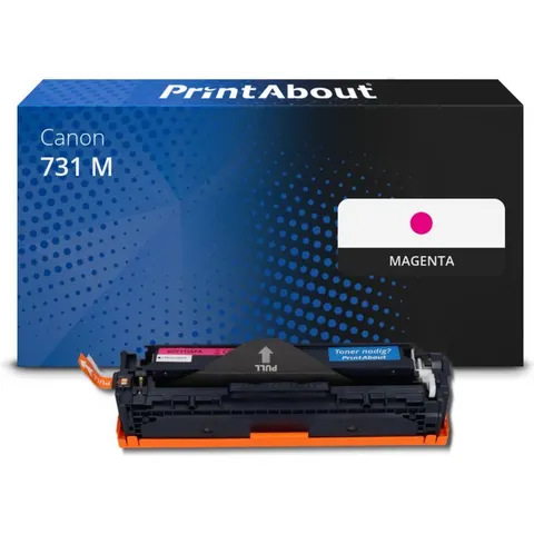 PrintAbout Toner compatible Canon 731 M - Magenta – image 1